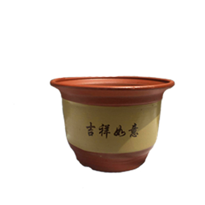 中國風紫砂花盆